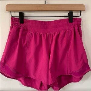Lululemon Hottie Hot Shorts in Pink Size 8